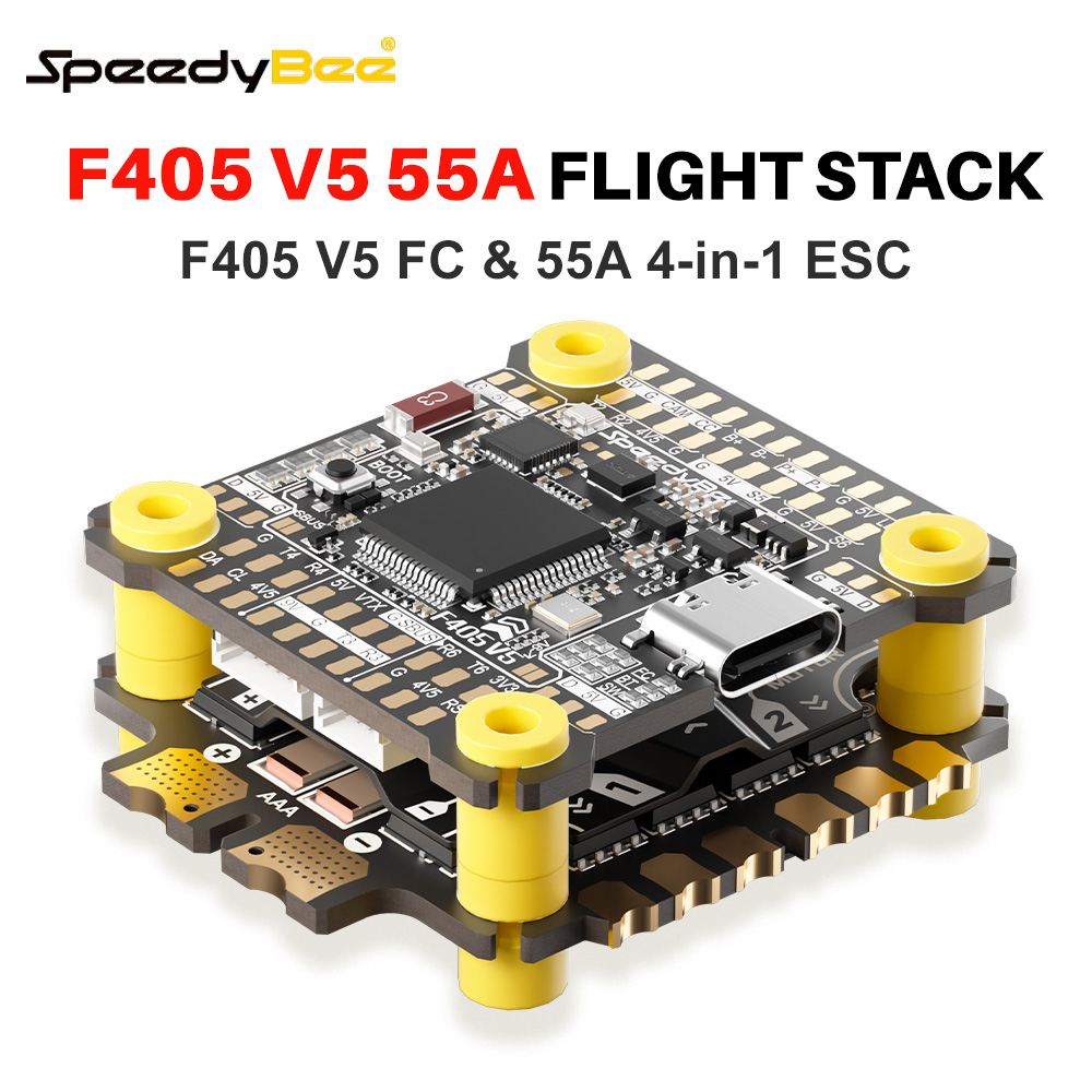 SpeedyBee F405 V5 Stack F405 V - Foxeer Reaper F4 128K 65A Esc ulasan dan harga